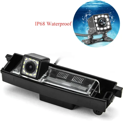 Vista 3 de Cámara de visión trasera de automóvil con 12 LED para Toyota RAV4 RAV-4 RAV 4 2006 ~ 2012 / Toyota Vanguard 2006 ~ 2012 y cámara de vehículo