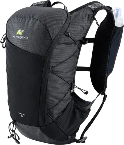 N NEVO RHINO Chaleco para correr de 12L, chaleco de hidratación con 2 Negro
