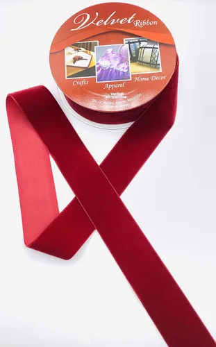 Vista 3 de Trimplace Cinta de terciopelo de 1-1/2" - 10 yardas (negro)