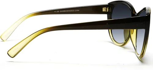 Vista 5 de Lentes de sol bifocales para mujer, lentes para leer bajo el sol en forma de ojo gatuno