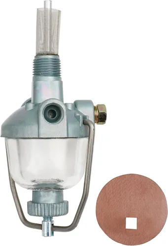 Vista 3 de Juego de tazón de sedimentos de combustible 2NAA9155B para tractor Ford 8N 9N 2N tazón de sedimentos de combustible de vidrio NAA Jubilee Tractor