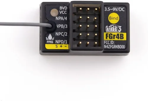 Vista 2 de Flysky FGr4B 2.4G 4CH 3 AFHDS 3 Micro Mini Receptor PWM PPM i-Bus S.Bus i-bus2 Salida para PL18 NB4 Lite RC Coche Barco