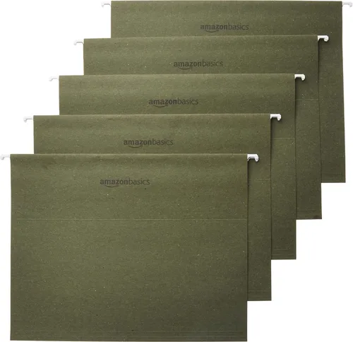 Vista 11 de Yaxa Basics Carpetas colgantes para archivos, tamaño carta, aguamarina, paquete de 25