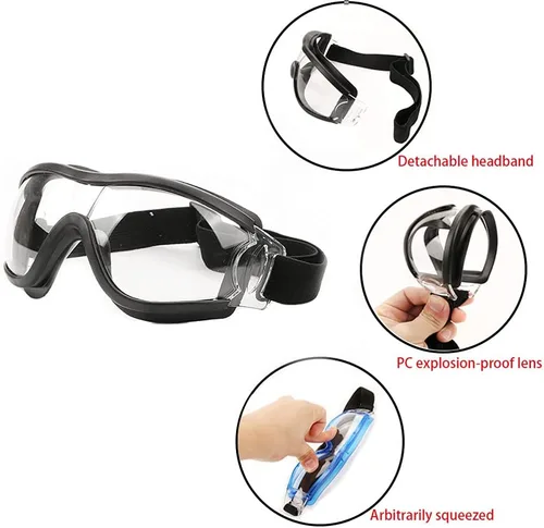 Vista 3 de Fx-miRo - Gafas de seguridad, gafas protectoras antivaho y UV, gafas de trabajo de protección para bricolaje, laboratorio, exteriores