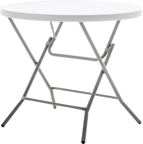 Vista 36 de BTEXPERT Juego de mesa plegable de 5 piezas, portátil y silla, mesa cuadrada de plástico de granito blanco de 34 pulgadas, 4 sillas negras