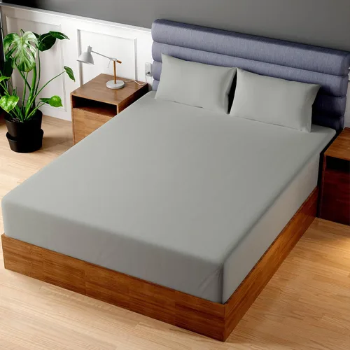 Vista 11 de Superity - Sábana bajera ajustable de lujo de calidad de hotel, 100% algodón, ultrasuave, agradable al tacto e hipoalergénica, bolsillo profundo