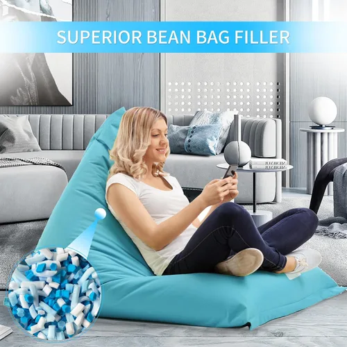 Vista 2 de Relleno de Espuma Viscoelástica Triturada de 5 Libras para Puf, Partículas de Gel Añadidas Cómodo y Suave, Muy Adecuado para Rellenar Pufs