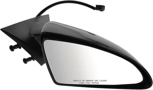 Vista 214 de TRQ Cubierta cromada del espejo manual del lado del pasajero, acabado liso para Volvo VNL 2004-2014