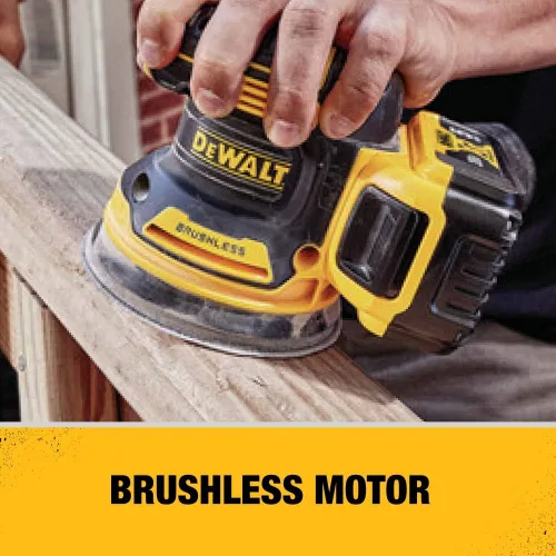 Vista 6 de DEWALT Kit de lijadora orbital aleatoria de 20 V MAX (DCW210P1)