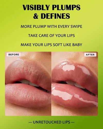 Vista 6 de Aceite Hidratante con Brillo para Labios - Aceite de Labios con Tinte Brillo de Labios, Brillo de Labios Rosa Mancha de Labios Glaseado Brillante