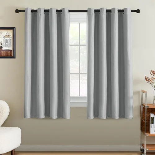 Vista 64 de H.VERSAILTEX Cortina de lino para oscurecer la habitación para dormitorio/sala de estar, cortinas opacas extra anchas de 100 x 84 pulgadas