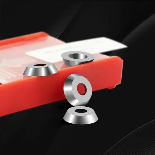 Vista 3 de Insertos de carburo redondos de 12 mm para torneado de madera, juego de insertos de cortador de carburo de tungsteno indexables R12 X 2.5 mm