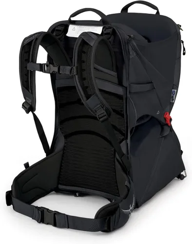 Vista 3 de Osprey Poco LT - Mochila ligera para niños, color verde azulado, carga mínima: 23.8lbs - Carga máxima: 48.5lbs