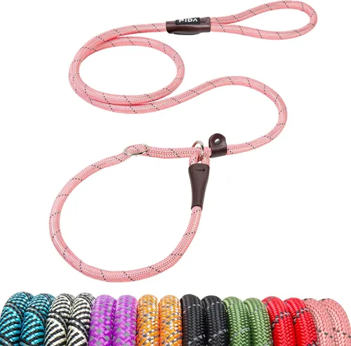 Vista 42 de Fida Paquete de 5 correas antideslizantes duraderas a granel, resistentes de 1/2 pulgadas x 6 pies, cómoda correa antideslizante para perros Verde