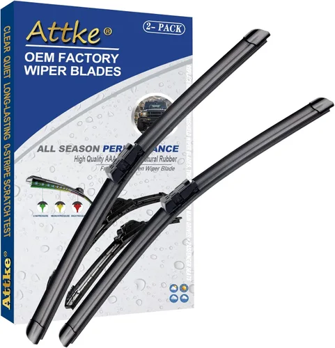 Vista 12 de ATTKE Limpiaparabrisas trasero, limpiaparabrisas trasero de 10 pulgadas para Jeep Compass 2007-2017 Jeep Patriot 2007-2017, estilo original OE