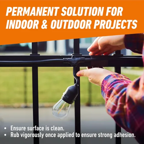 Vista 7 de Gorilla - Cinta impermeable para todo tipo de clima para conductos en exteriores, resistente a los rayos UV y a la temperatura, 1.88 pulgadas x 25