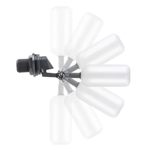 Vista 5 de meekoo Válvula de bola flotante, 1.57 pulgadas macho llenado automático humidificador tanque de agua con brazo ajustable para estanques, canal