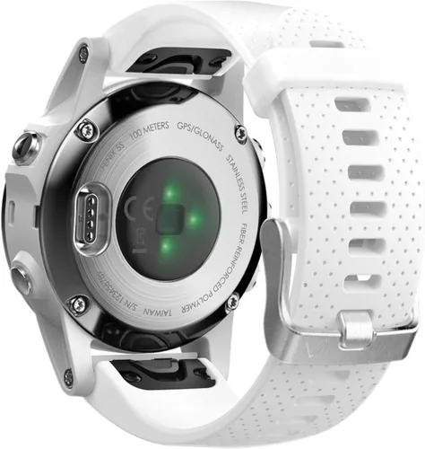 Vista 16 de NotoCity Correa de reloj compatible con Fenix 5S/6S/7S/8 de 1.693 in, correa de repuesto de silicona suave Quickfit (hebilla plateada, 2 unidades)