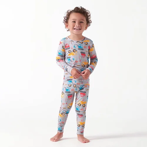 Vista 3 de Gerber Unisex Baby Toddler Buttery Soft 2-Piece Snug Fit Pajamas with Viscose Made from Eucalyptus