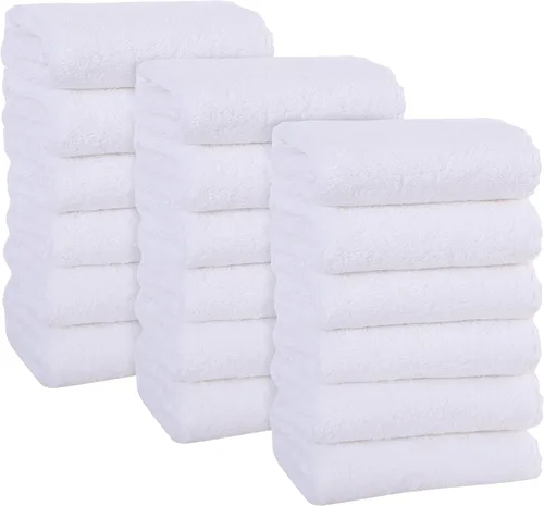 Vista 38 de MOONQUEEN Paquete de 6 toallas de mano de alta calidad, secado rápido, toallas de microfibra de terciopelo coral altamente absorbentes, multiusos