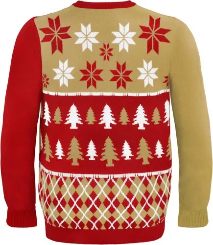 Vista 2 de FOCO NFL Unisex-Adult NFL Busy Block Ugly Sweater