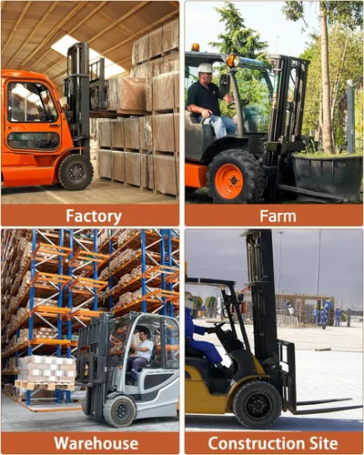 Vista 5 de KYBOLT Extensión de horquilla de palet, [4.5 pulgadas de ancho y 72 pulgadas de largo] [4600 libras máximo] extensiones de plataforma de acero