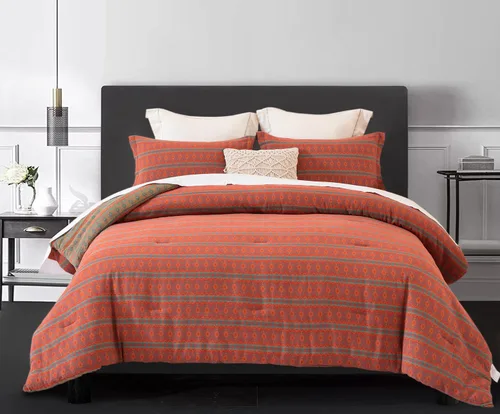 Vista 42 de SLEEPBELLA - Juego de edredón tamaño Queen, 600 hilos de algodón gris con patrón de lunares de color turquesa amarillo, juego de edredón reversible