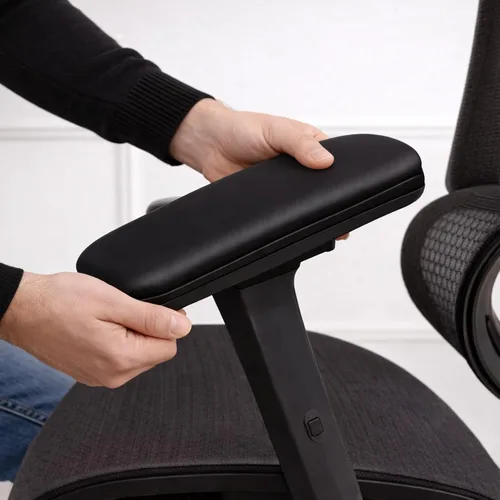 Vista 3 de Podoy Almohadillas de repuesto para reposabrazos de silla de oficina, se adapta a brazos universales de silla de escritorio con patrones