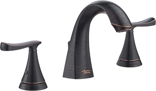 Vista 7 de American Standard 7413801.295 Chatfield - Grifo de baño con 2 manijas de 8 pulgadas, 1.2 GPM, níquel cepillado