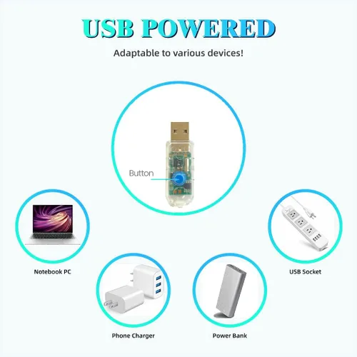 Vista 8 de Guirnalda de luces con temática oceánica, decoración náutica para interiores, funciona con USB o baterías, 10 pies, 30 luces LED de caballito