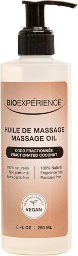 Aceite de coco fraccionado, sin perfume, 100% natural aceite de palma sin aceite de masaje, aceite de masaje de 8 oz.
