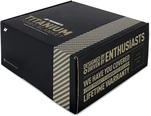 Vista 5 de Mishimoto MMTB-DMAX-01 - Manta turbo de titanio, compatible con Chevrolet/GMC 6.6L Duramax 2001-2004