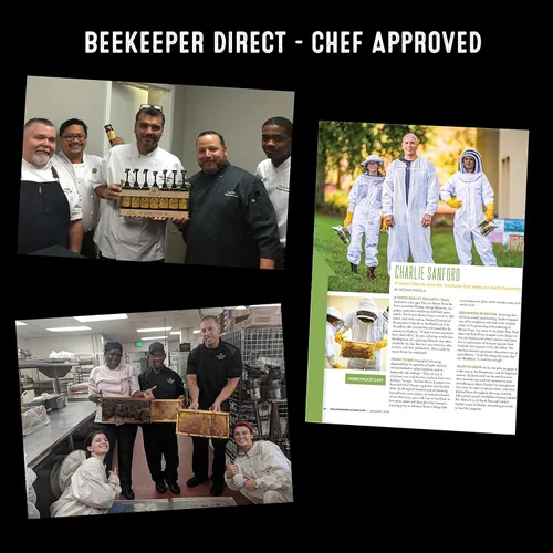 Vista 4 de HONEY FEAST Miel silvestre subtropical de 3 libras: abraza este tesoro apicultor de lotes pequeños crudos y sin filtrar