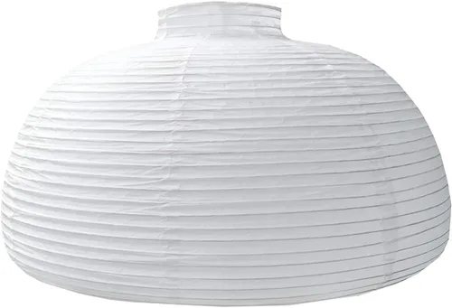 Vista 7 de Paquete de 2 linternas de papel ovaladas blancas de 16 pulgadas, linternas de papel chino japonés para decoración del hogar, boda, decoración
