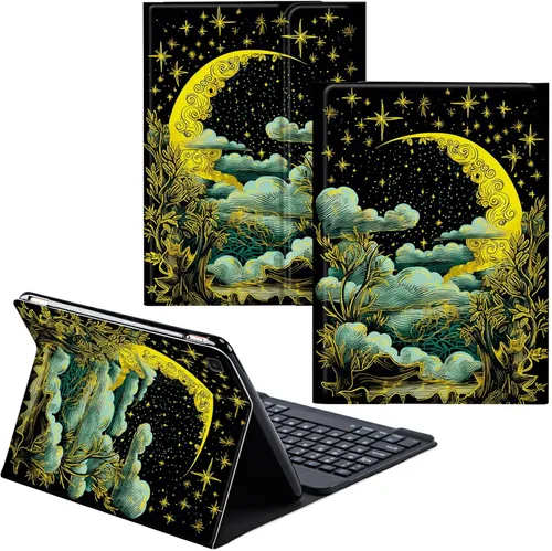 Vista 73 de Para Samsung Galaxy Tab S6 Lite Funda 2022/2020 Teclado Inalámbrico Desmontable Y Cubierta De Soporte De Cuero PU Funda Protectora Para Samsung