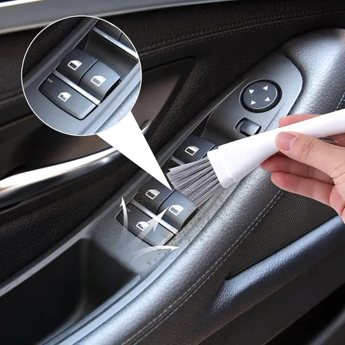 Vista 5 de TIESOME Juego de mini recogedor y cepillo, mini herramienta de limpieza para escoba pequeña y recogedor, mini sartenes para polvo con cepillo