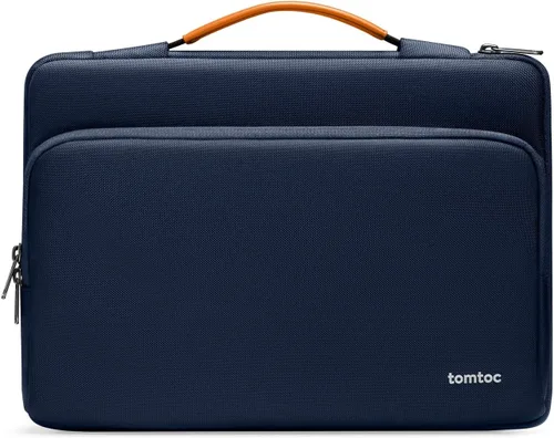 Vista 13 de tomtoc Funda protectora portátil 360 para MacBook Air de 13 pulgadas 2025 M4/A3240 M3/A3113 M2/A2681 M1/A2337, MacBook Pro M2/A2686 M1/A2337, iPad