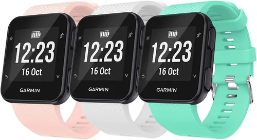 Vista 11 de Correa para Garmin Forerunner 35, correa de repuesto de silicona suave para reloj inteligente Garmin Forerunner 35/Forerunner 30, se ajusta a