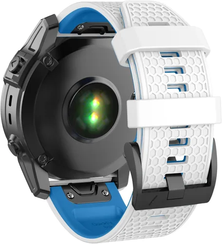 Correa compatible con Garmin Fenix 7X, correa de reloj de silicona suave de 1.024 in de repuesto para Fenix 5X/Fenix 6X/Fenix 5X Plus/Fenix 6X