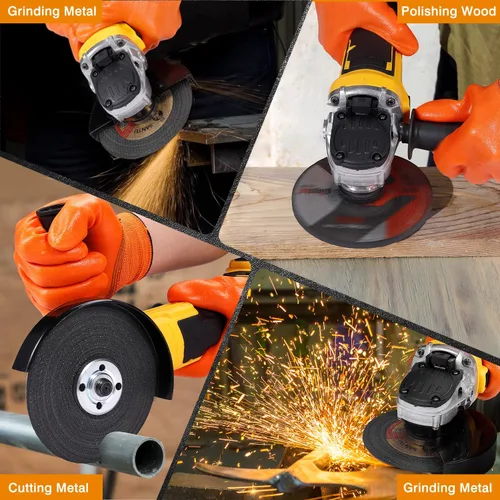 Vista 4 de Amoladora angular compatible con batería Dewalt 20V MAX (batería no incluida), amoladora angular inalámbrica, motor sin escobillas, hoja de 4-1/2