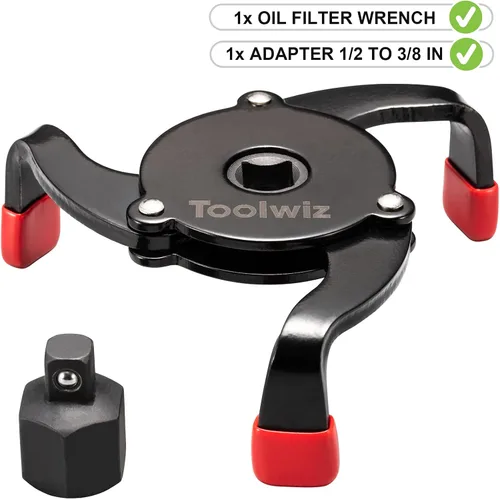 Vista 7 de Toolwiz Llave Universal de Filtro de Aceite de 3 Mandíbulas Ajustable Herramienta de Eliminación de Filtro de Aceite de Una Vía Herramienta