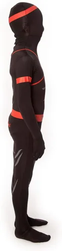 Vista 3 de Morphsuits - Disfraz infantil de cuadros blancos y negros para niños