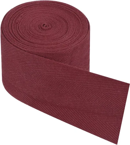 Vista 256 de PATIKIL Cinta de sarga de algodón de 1 pulgada, 50 yardas, cinta de algodón, cinta de encuadernación al bies, cinta de espiga para costura, Verde