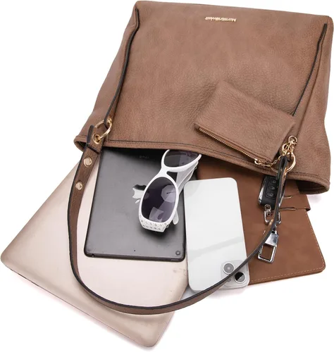 Vista 5 de Montana West Tote Bag for Women Purses and Handbags Shoulder Bag with Removable Coin Pouch