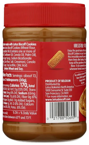 Vista 4 de Biscoff Spread, Pnut But Alternatv, 14.1 onzas (paquete de 4) por Biscoff