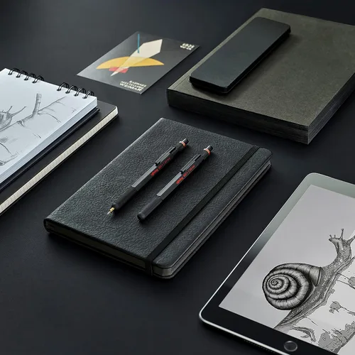 Vista 6 de rOtring 800+ Lápiz Mecánico y Stylus para Pantalla Táctil 0.5 mm Negro