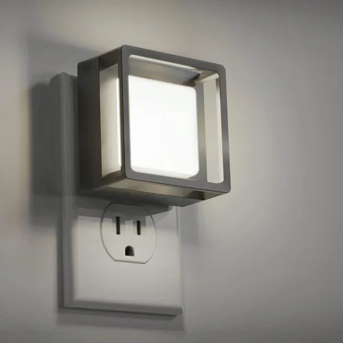 Vista 10 de DORESshop Luces nocturnas LED enchufables a la pared, 4 paquetes de luz nocturna plegable, portátil, regulable, con sensor de atardecer a amanecer