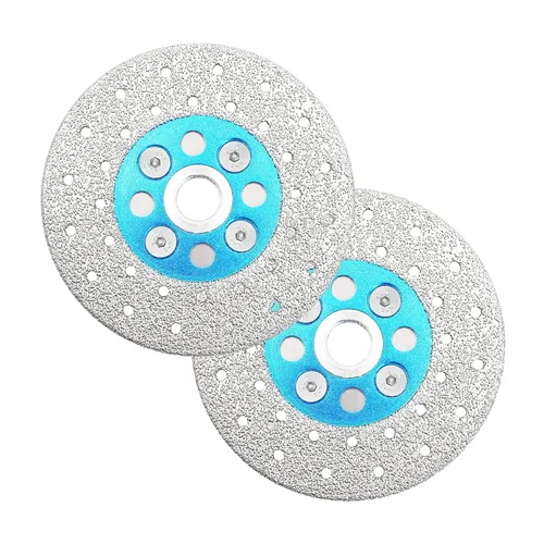 Vista 8 de Muela de corte de granito de diamante, BRSCHNITT 4-1/2 pulgadas 115mm Hoja de sierra de diamante para amoladora angular con soldadura al vacío