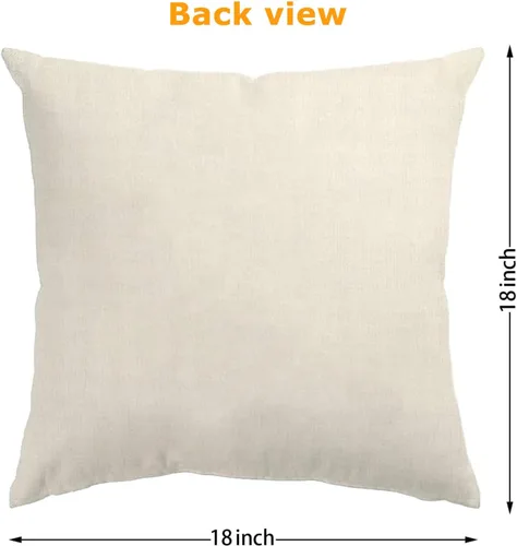 Vista 6 de Decoraciones navideñas – Juego de 4 fundas de almohada de Navidad de 18 x 18 pulgadas, decoración navideña para el hogar, sofá, sofá, decoración