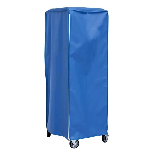 Worcester - Cubierta de vinilo azul resistente para bandeja de congelador, 28 pulgadas de largo x 23 pulgadas de ancho x 64 pulgadas de alto